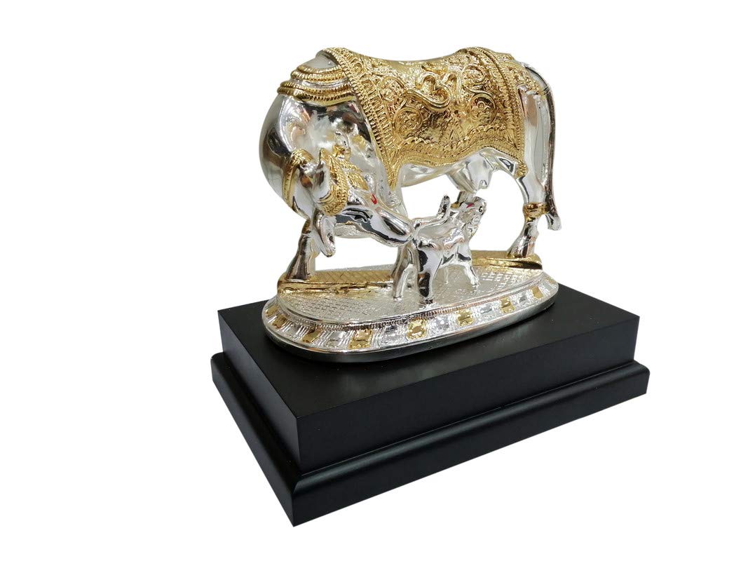 Vastu Kamdhenu Cow with Calf Idol