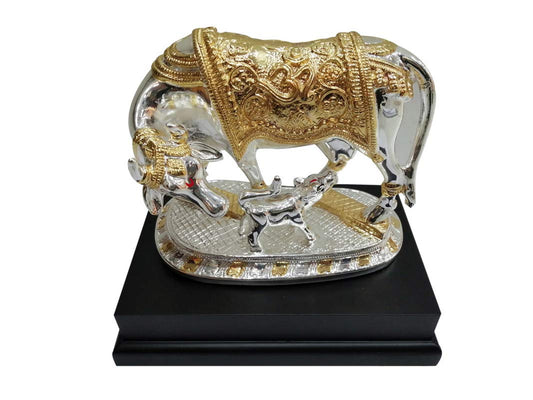 Vastu Kamdhenu Cow with Calf Idol